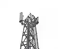 Kathrein GSM-R Panel Antennas on Lattice Mast