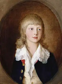 Portrait of Prince Adolphus by Thomas Gainsborough