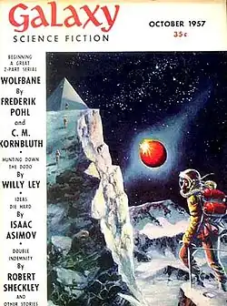 Galaxy Science Fiction cover (October 1957)
