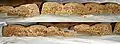 Galaxy Bubbles bar, split length wise, to give a view of what's inside