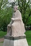 Kardinal Graf von Galen statue in the Kardinal-Graf-von-Galen-Park