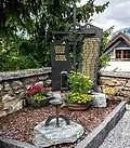 Memorial for the 31 avalanche victims who died in Galtür in February 1999