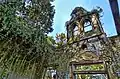 The garden folly at the hospital reclaimed by nature