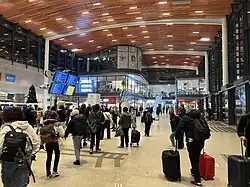 New western entrance hall, in December 2024