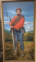 Garibaldi troop outpost in Valcamonica by Annibale Gatti (1859), at the Museo Centrale del Risorgimento.