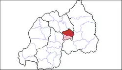 Shown within City of Kigali and Rwanda