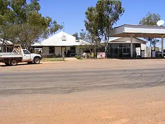 The Gascoyne Junction Hotel in 2007, destroyed in the 2010 floods