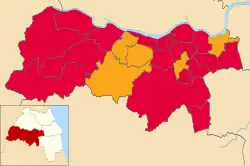 2019 results map