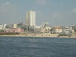 View of the Gaza shoreline with Al Deira on the left, 2009