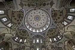 The Kara Ahmed Pasha Mosque (1554) uses an hexagonal support system for the main dome.[103]