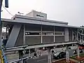 Concourse building located above the platform building, 2023