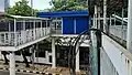 The grade-separated entrance building, 2022