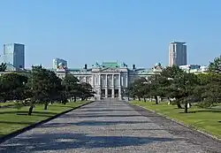 Main entrance and garden