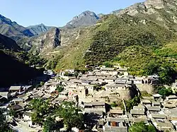Chuandixia Village within the town, 2014