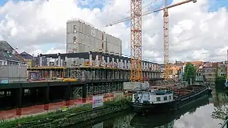 The construction site, August 2014