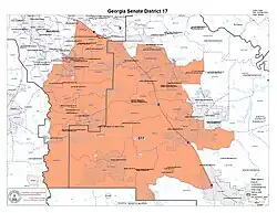 Map of the district