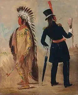 Wi-jún-jon, Pigeon's Egg Head (The Light), Going To and Returning From Washington, 1837–1839 (Smithsonian American Art Museum)