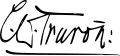 George Wilkinson's signature