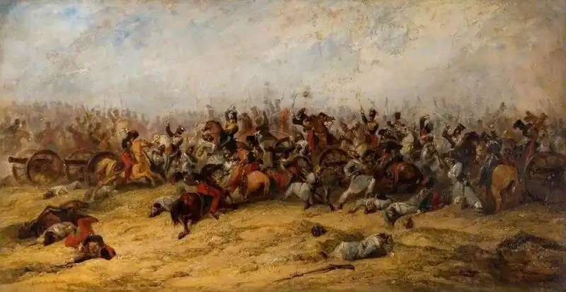 The Conflict at the Guns, Balaclava, 1854