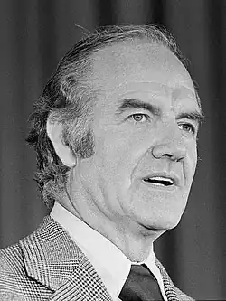Senator George McGovern in 1972