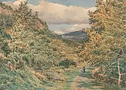 A Road Near Bettws-y-Coed, 1853, 38x53, Yale