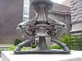 Detail of the outdoor candelabra, 2013