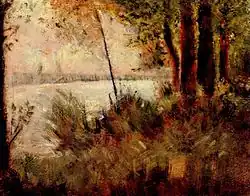 Overgrown Slope, 1881, oil on canvas, Dallas Museum of Art