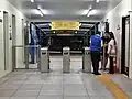 The new station entrance at the north wing, 2024