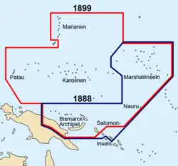 Image 4German New Guinea before and after the German-Spanish treaty of 1899 (from Micronesia)