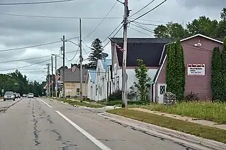 Community of Germfask along M-77