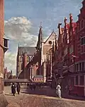 Church in older painting, without the ramparts