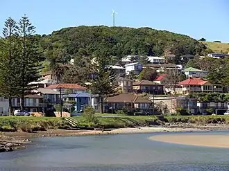 Gerroa, rainforest hill and the Crooked River