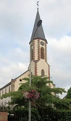 The Protestant church in Gerstheim