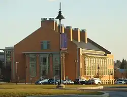 exterior view of the science center