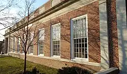 view of the exterior of the dining hall