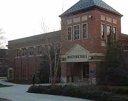 exterior view of Master's Hall