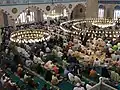 The first Jumuah prayers in the mosque after the commissioning of the mosque