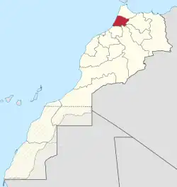 Location in Morocco