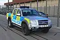 Gibraltar Police 4x4, notice the naval ('RN') number plate - all GDP vehicles carry military number plates