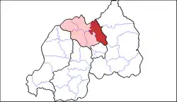 Shown within Northern Province and Rwanda