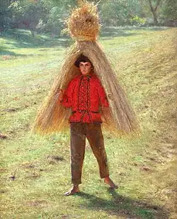 A Boy Carrying a Sheaf, 1895