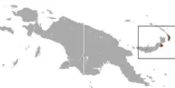 Map of range