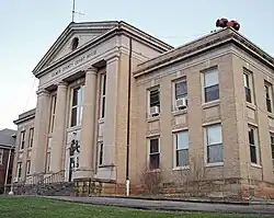 The Gilmer County Courthouse in Glenville
