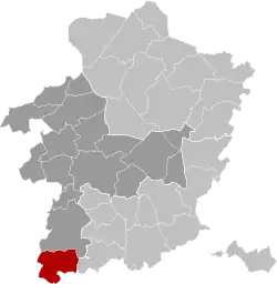 Location of Gingelom in Limburg
