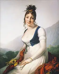 Portrait of Countess de Bonneval by Anne-Louis Girodet de Roussy-Trioson