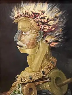 Fire, Oil on Wood, 1566, Kunsthistorisches Museum, Vienna