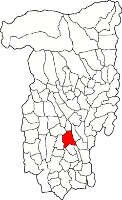 Location in Vâlcea County