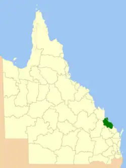 Location within Queensland