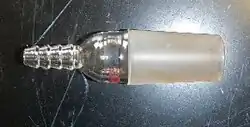A glass adapter.