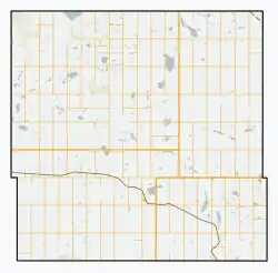 Rural Municipality of Glen Bain No. 105 is located in Glen Bain No. 105